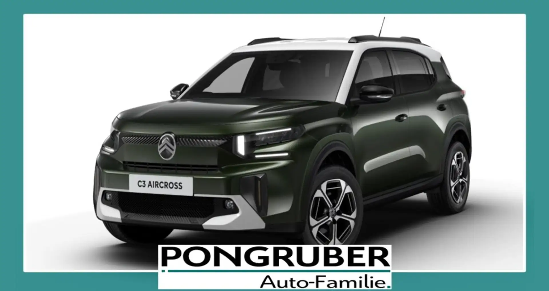 Citroen C3 Aircross Hybrid 145PS Automatik MAX Grün - 1
