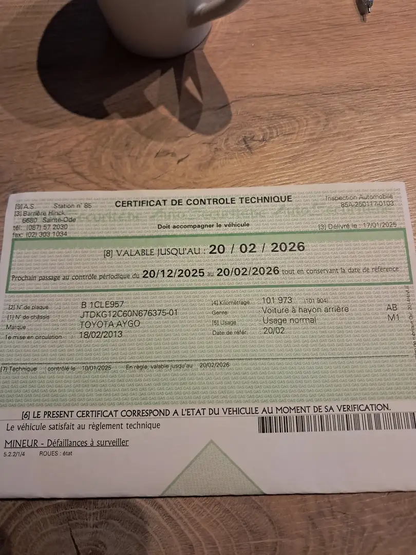 Toyota Aygo Aygo 1.0i Comfort Zwart - 1