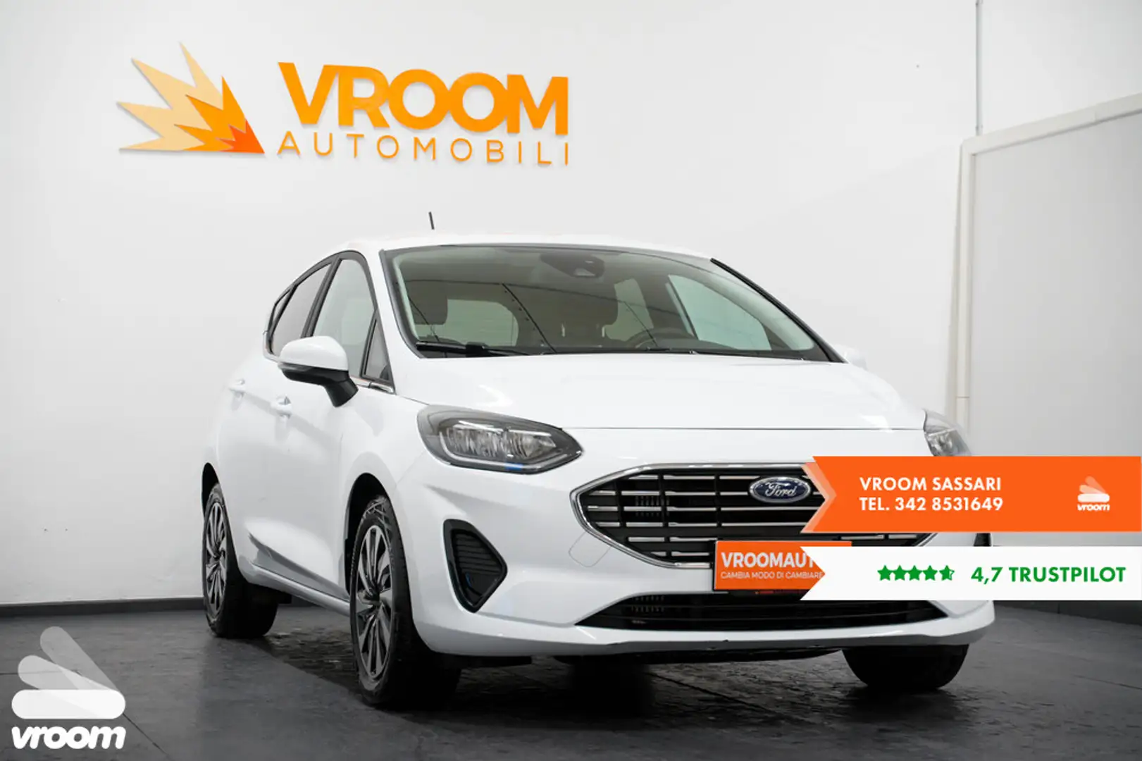 Ford Fiesta Fiesta 1.0 Ecoboost Hybrid 125 CV 5 porte Titanium Zwart - 1