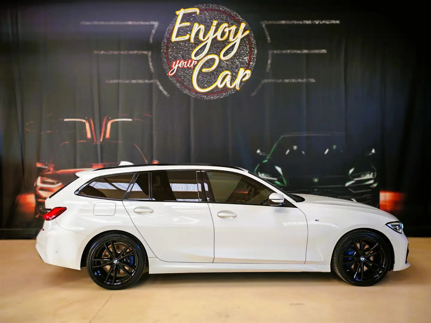 BMW 320 320d Touring mhev 48V Msport auto IVA ESPOSTA Blanc - 2