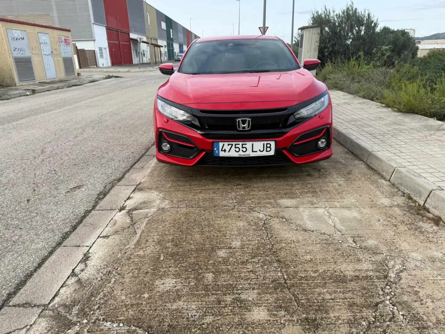 Honda Civic 1.0 VTEC Turbo Elegance Navi CVT Rojo - 2