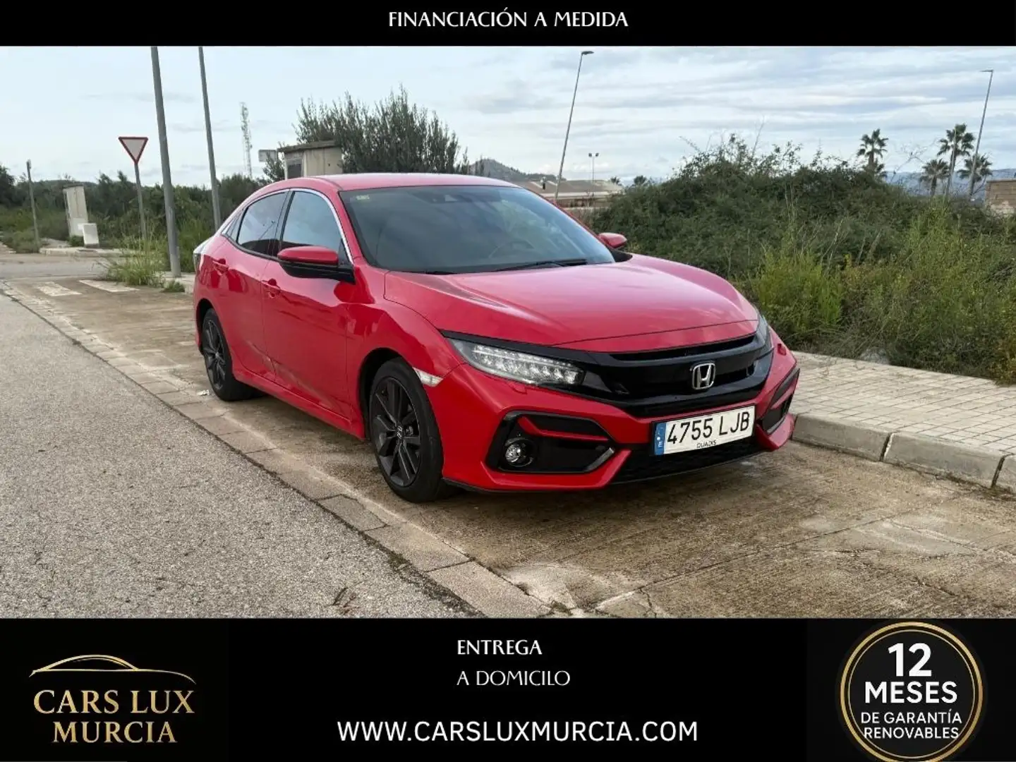 Honda Civic 1.0 VTEC Turbo Elegance Navi CVT Rojo - 1