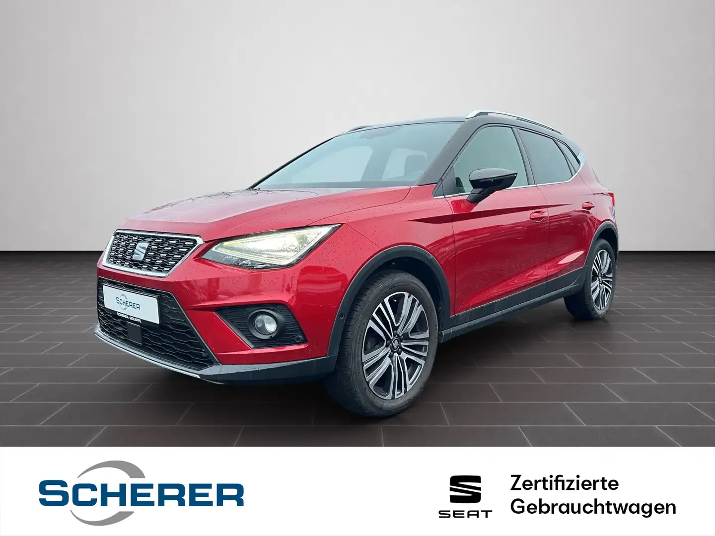 SEAT Arona Xcellence 1,0 TSI NAVI CARPLAY LED SHZ ACC Rot - 1