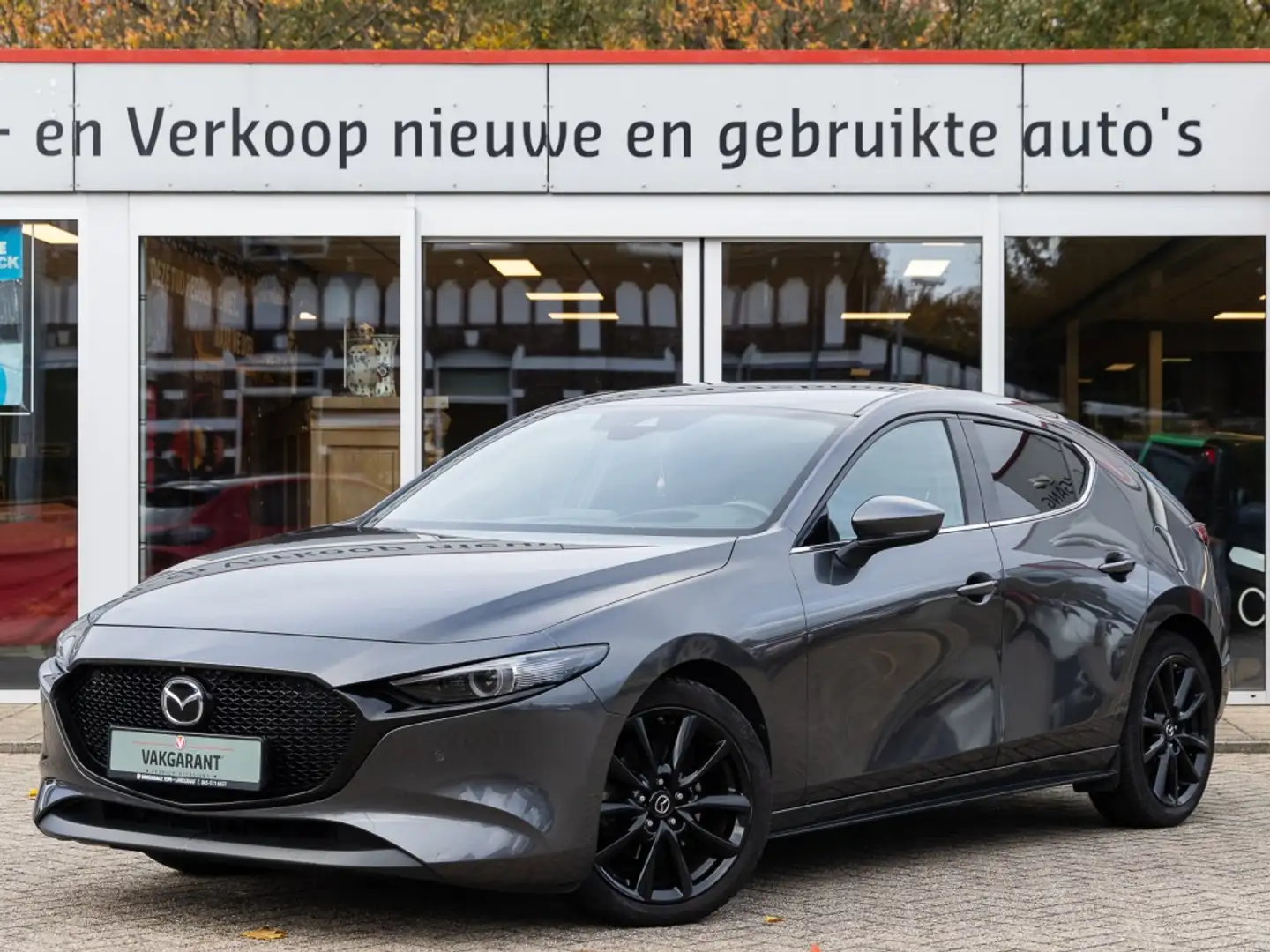 Mazda 3 Automaat 2.0 SkyActive X 180 Luxury, BOSE, leer, h Gris - 1