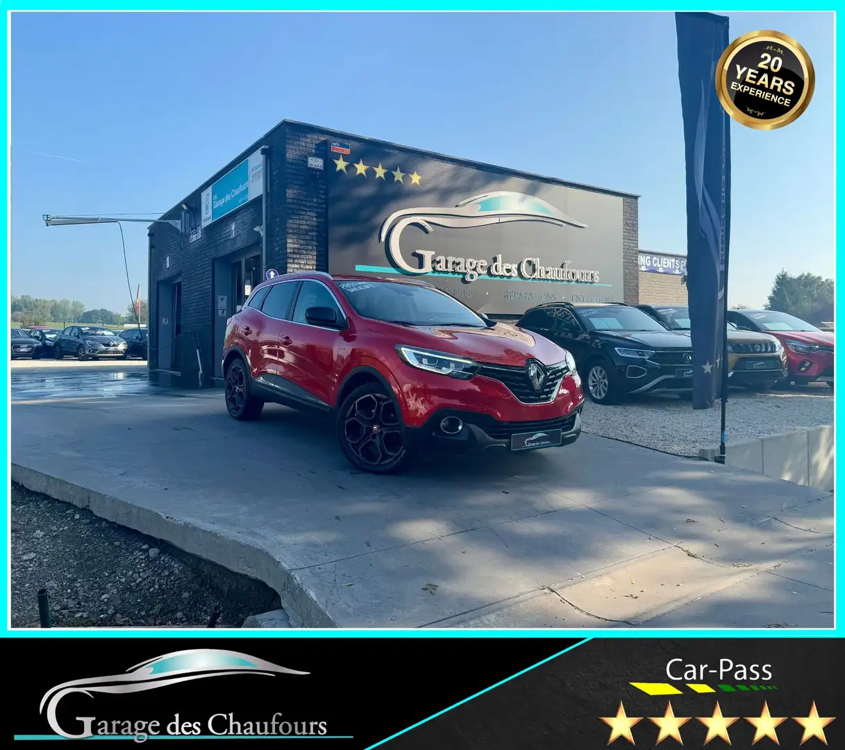 Renault Kadjar 1.5 dCi - ! Black Edition ! - Cam. - JA 19' - Eu6b Rouge - 1