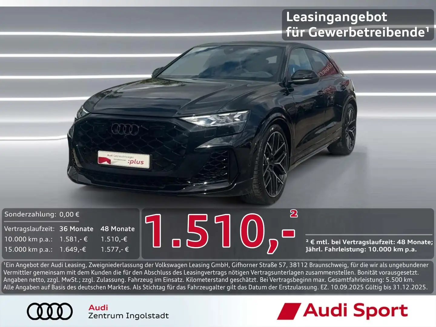 Audi RS Q8 LASER RS-AGA Pano STHZG B&O-adv. exclusive Noir - 1