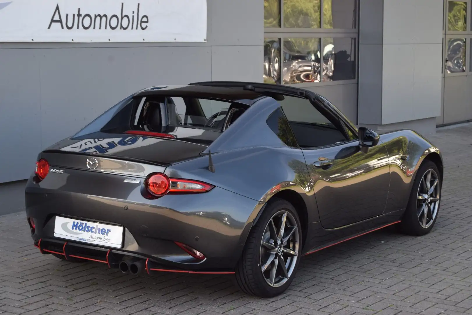 Mazda MX-5 Sports-Line RF!Autom!Navi,Leder,LED,Sitzh, Gris - 2