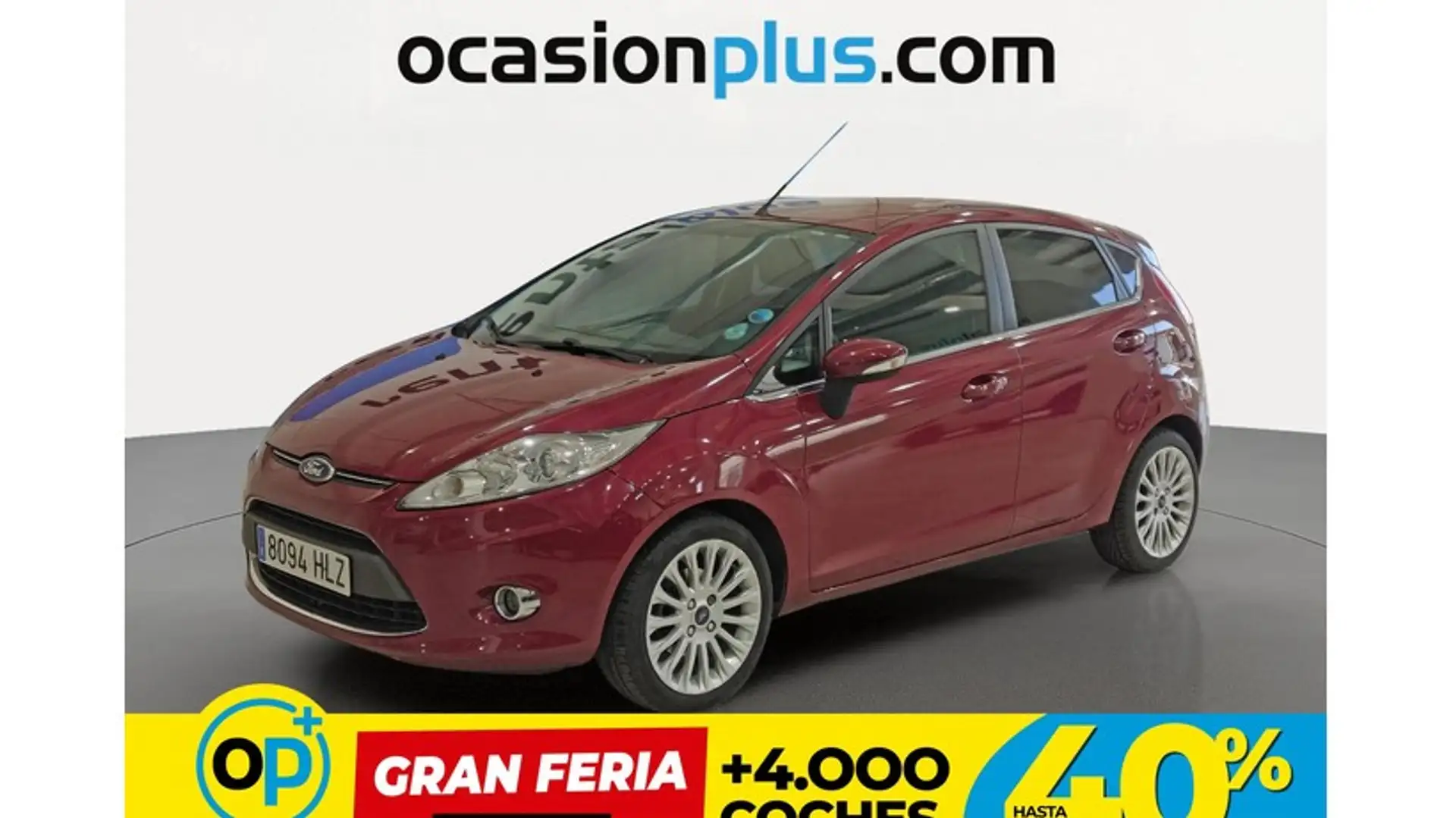 Ford Fiesta 1.6TDCi Titanium Rojo - 1
