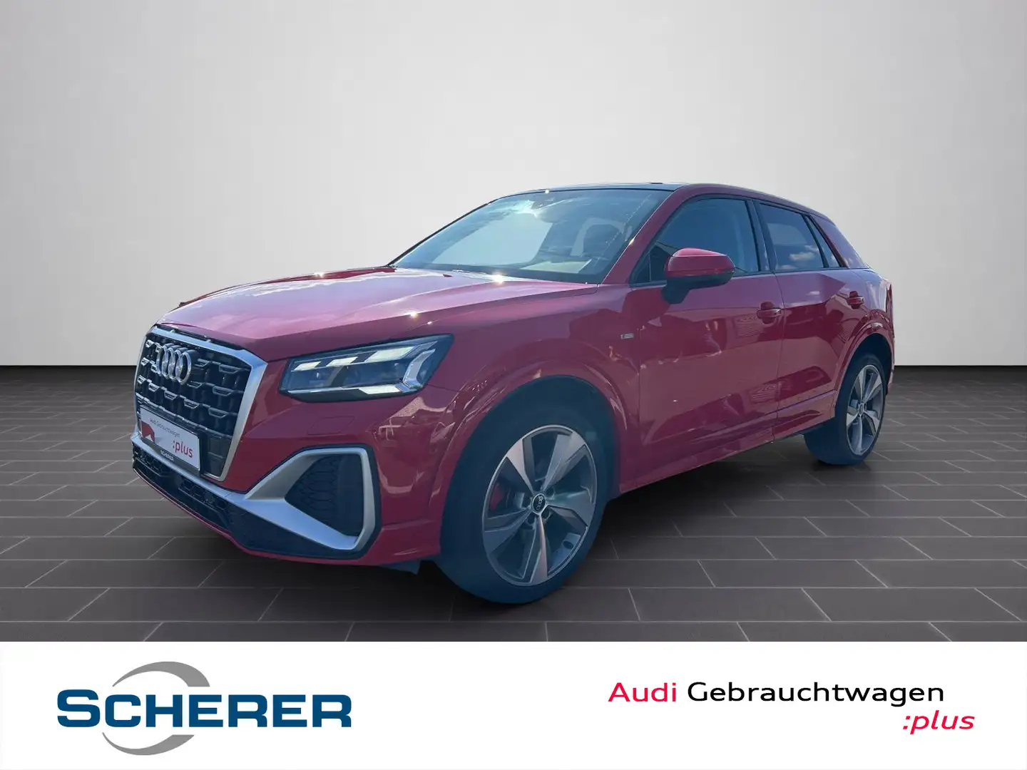 Audi Q2 35 TFSI S line S tro. Panorama/Matrix-LED/B&O Rouge - 1