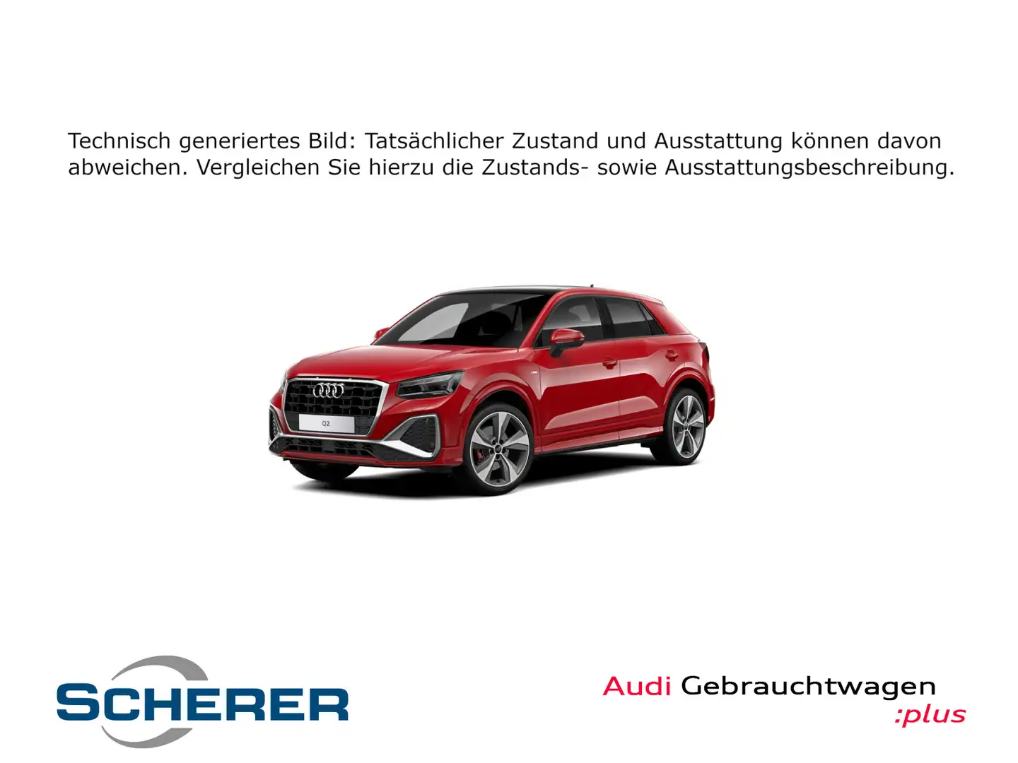 Audi Q2 35 TFSI S line S tro. Panorama/Matrix-LED/B&O Rot - 1