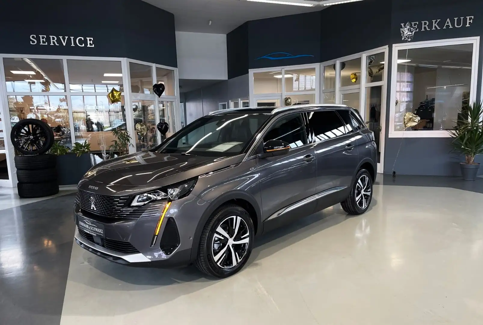 Peugeot 5008 PureTech130 EAT8 S&S GT NAVI+LED+7Si+ACC+LM Grau - 2