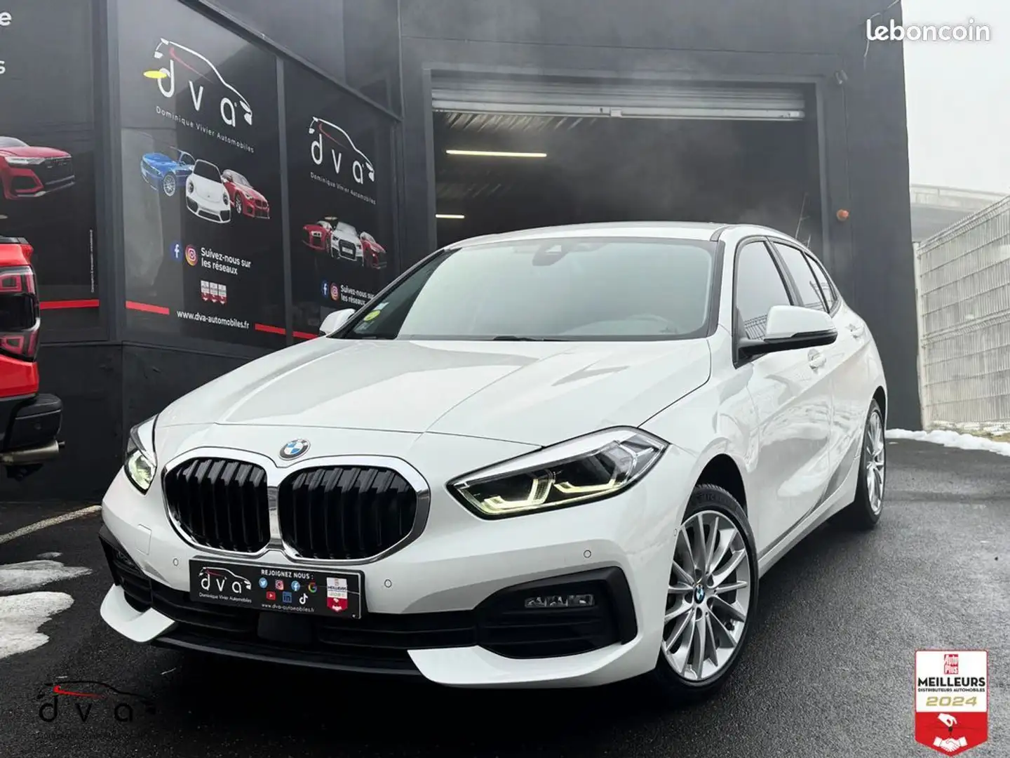 BMW 116 116d 116 ch Lounge BVM6 Blanc - 1