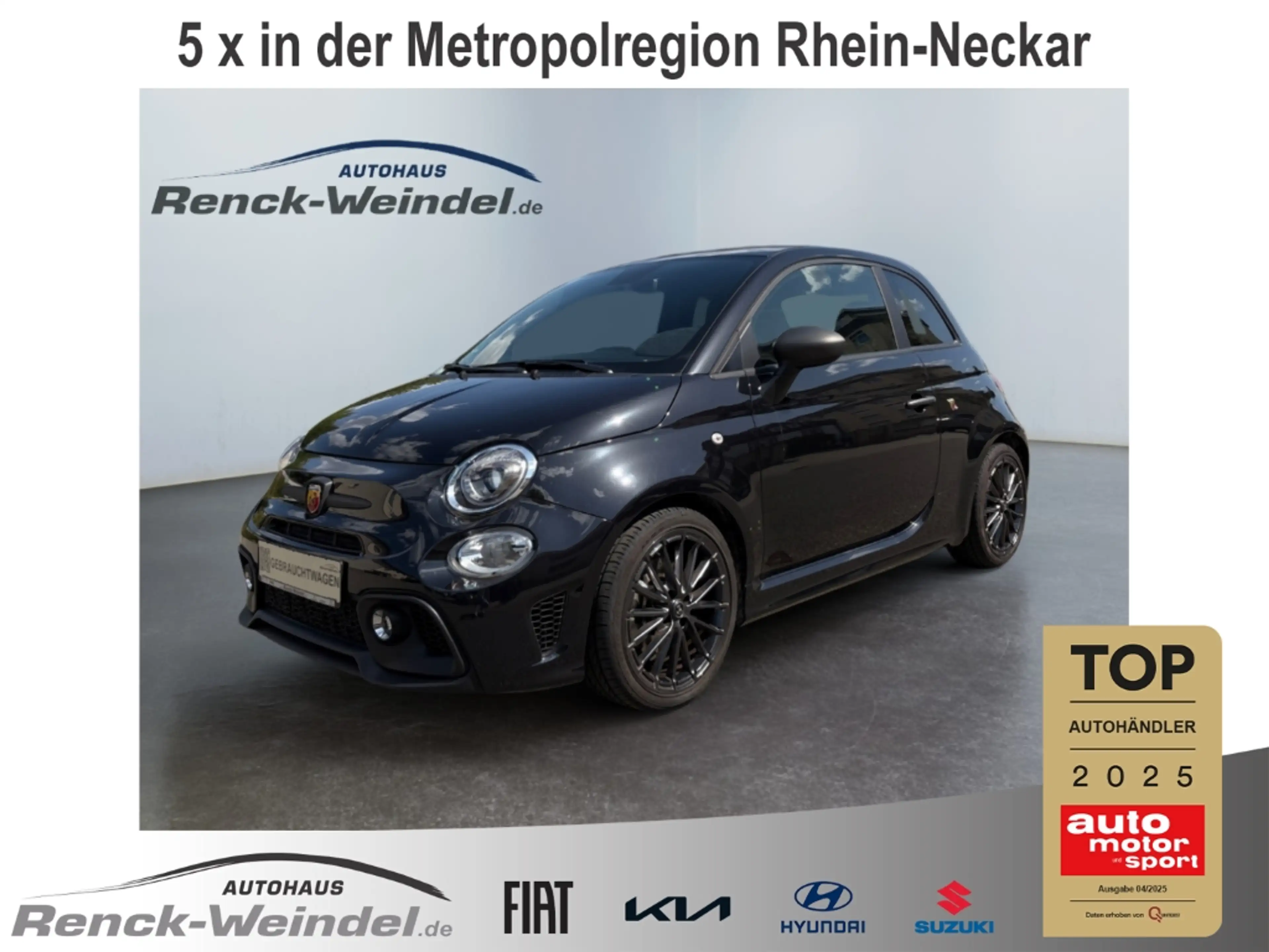 Abarth 595 1.4 AD Navi Apple CarPlay Android Auto Klimaautom