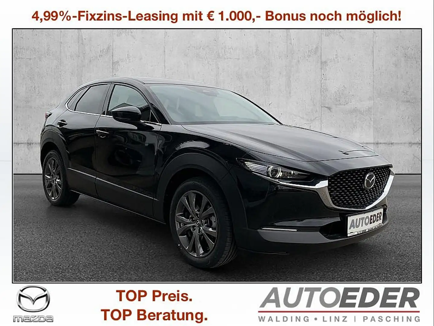 Mazda CX-30 e-Skyactive X186 Takumi Aut. Noir - 1