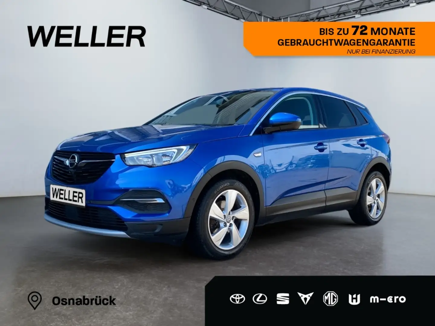 Opel Grandland X 2.0 D Automatik Business Innovation Bleu - 1