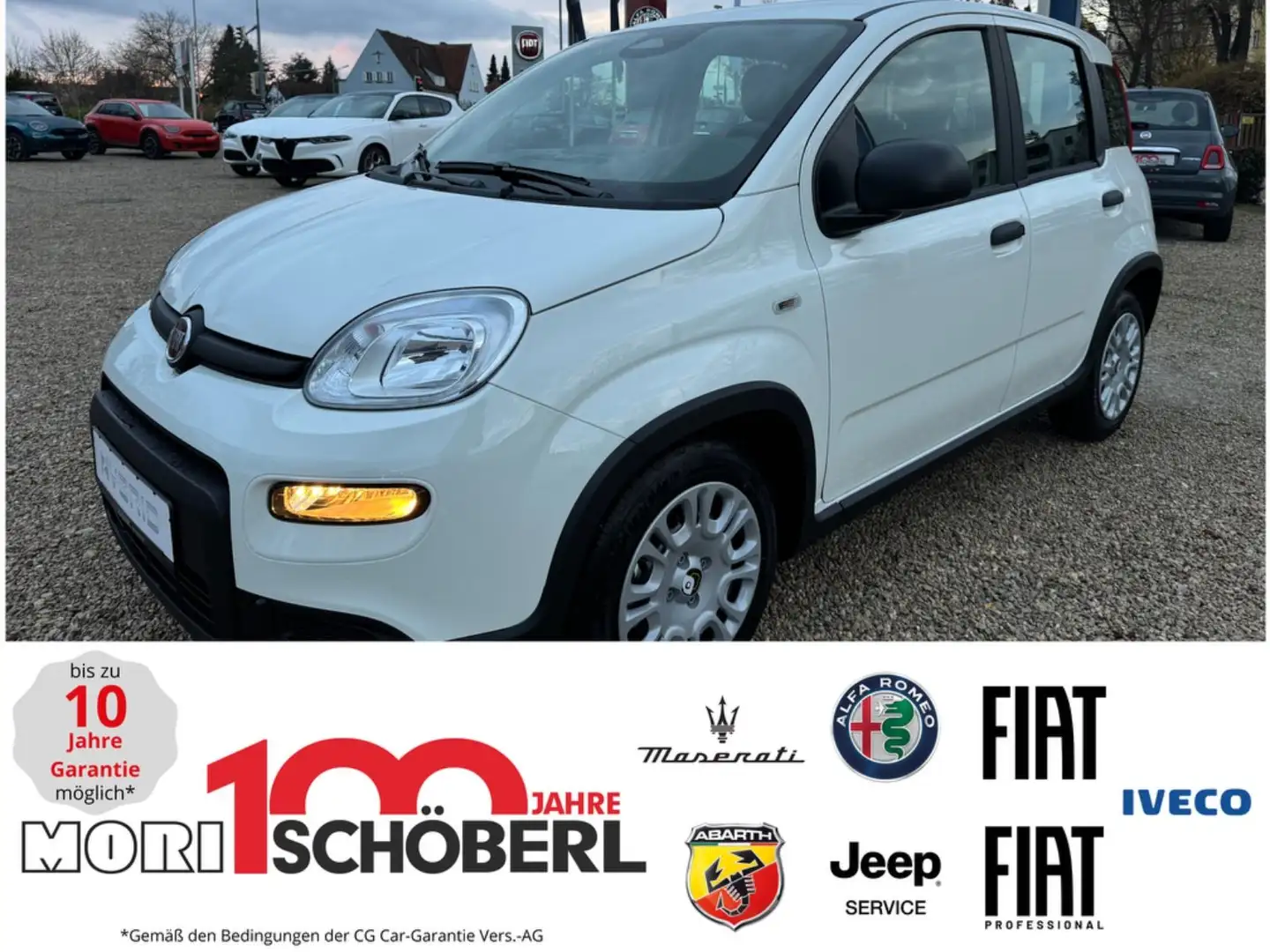 Fiat Panda 1.0 GSE 51kW Mild-Hybrid *City Paket* Biały - 1