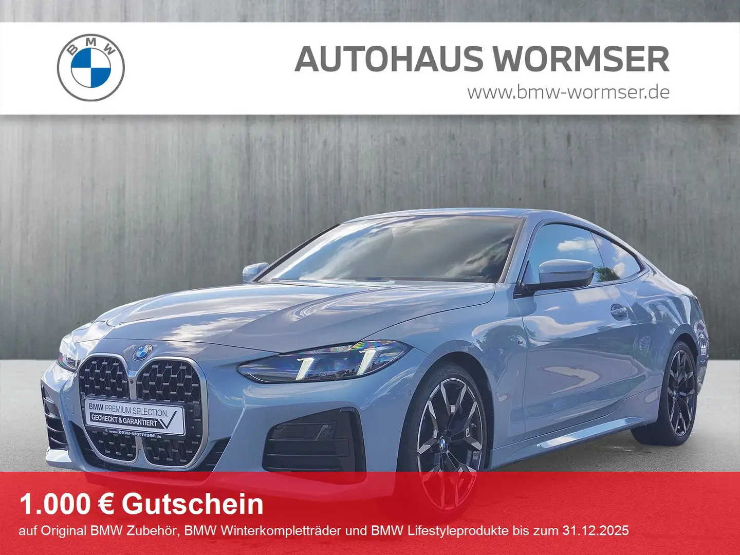 BMW 420 i Coupé M Sportpaket HiFi DAB Komfortzg. Shz Grau - 1