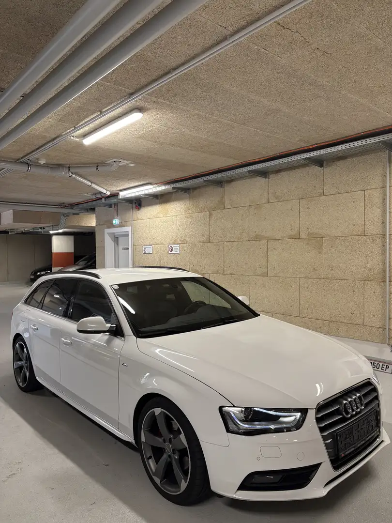 Audi A4 verkauft*Avant 2,0TDI Style DPF*3x SLine*1.Hand* Weiß - 2