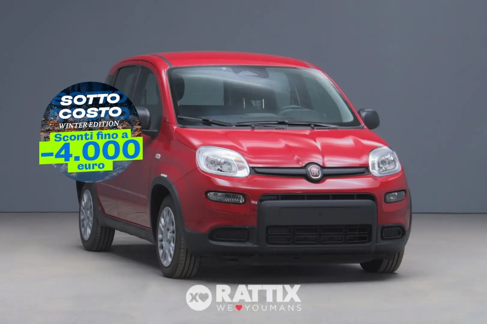 Fiat Panda 1.0 Firefly Hybrid 70CV Rosso - 1