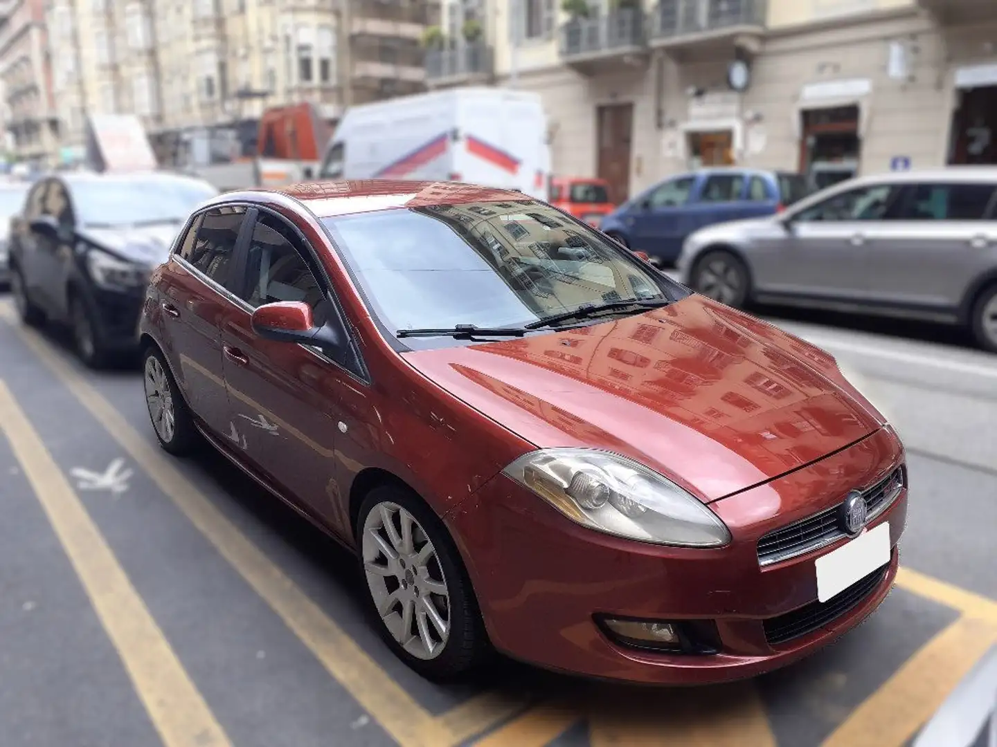 Fiat Bravo 1.9 MJT 120 CV Dynamic Rojo - 1