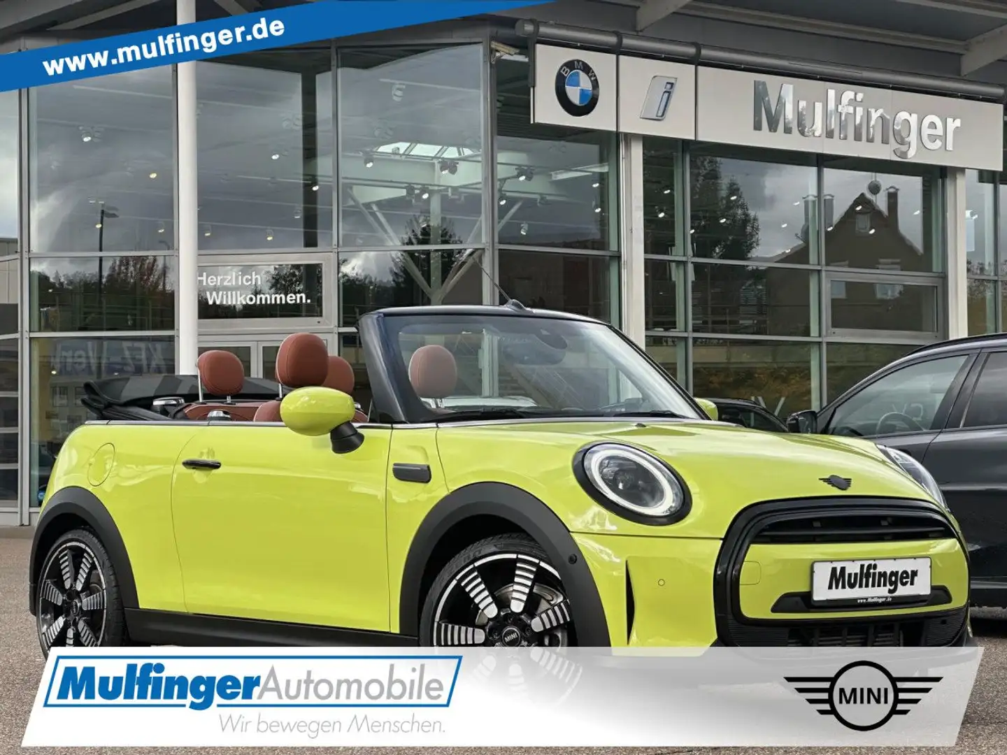 MINI Cooper Cabrio Yours Sports.HUD Kamera H/K 18" Navi Gelb - 1