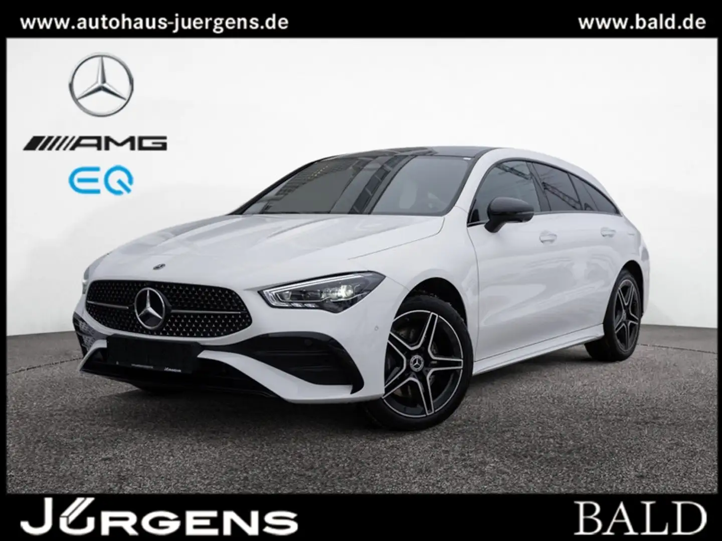 Mercedes-Benz CLA 250 e SB AMG-Sport/MLB/Pano/Night/Distr/Totw Weiß - 1
