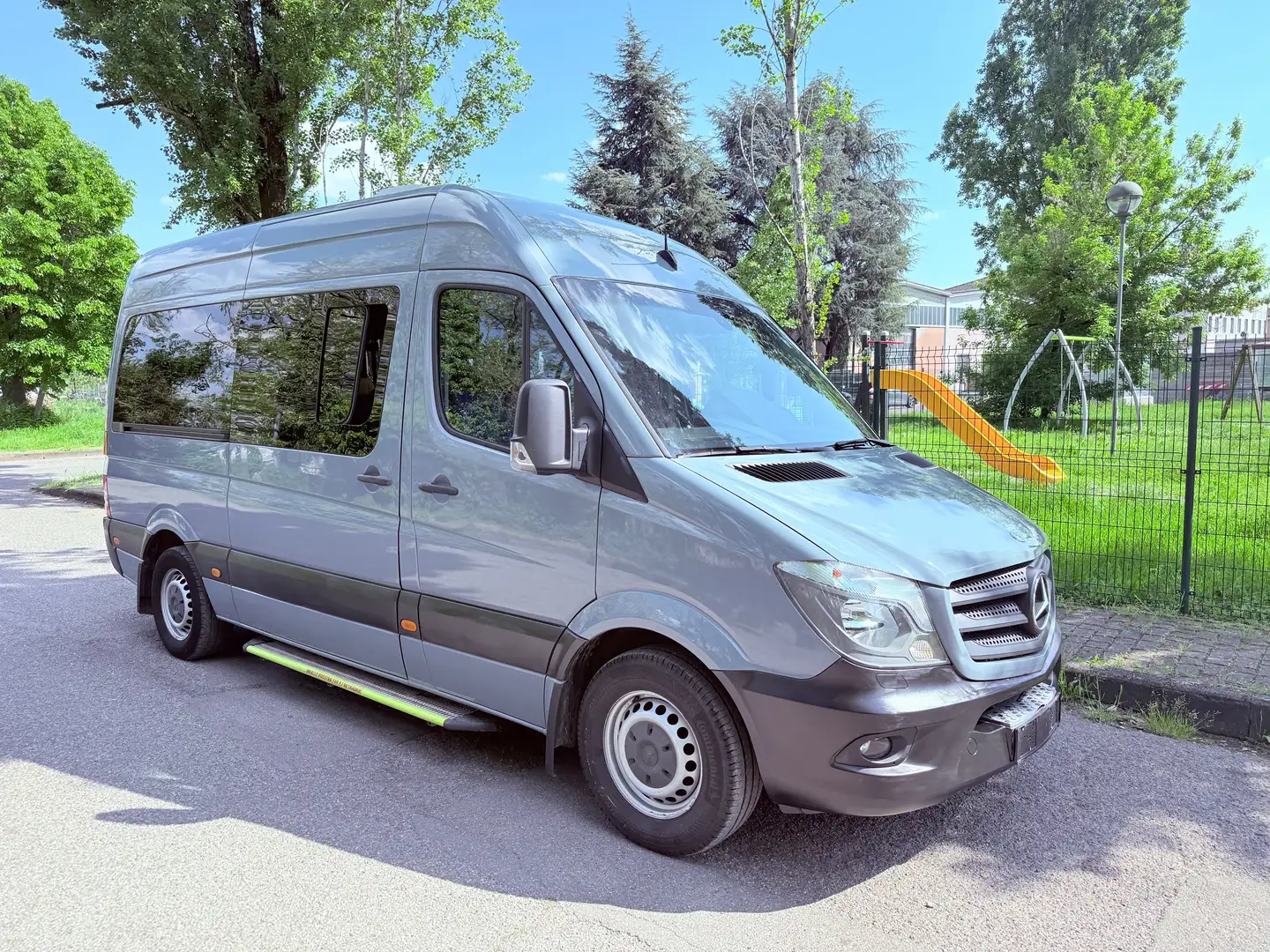 Mercedes-Benz SPRINTER- 9 POSTI PARI AL NUOVOOOO 100 MILA KM !! Gris - 1