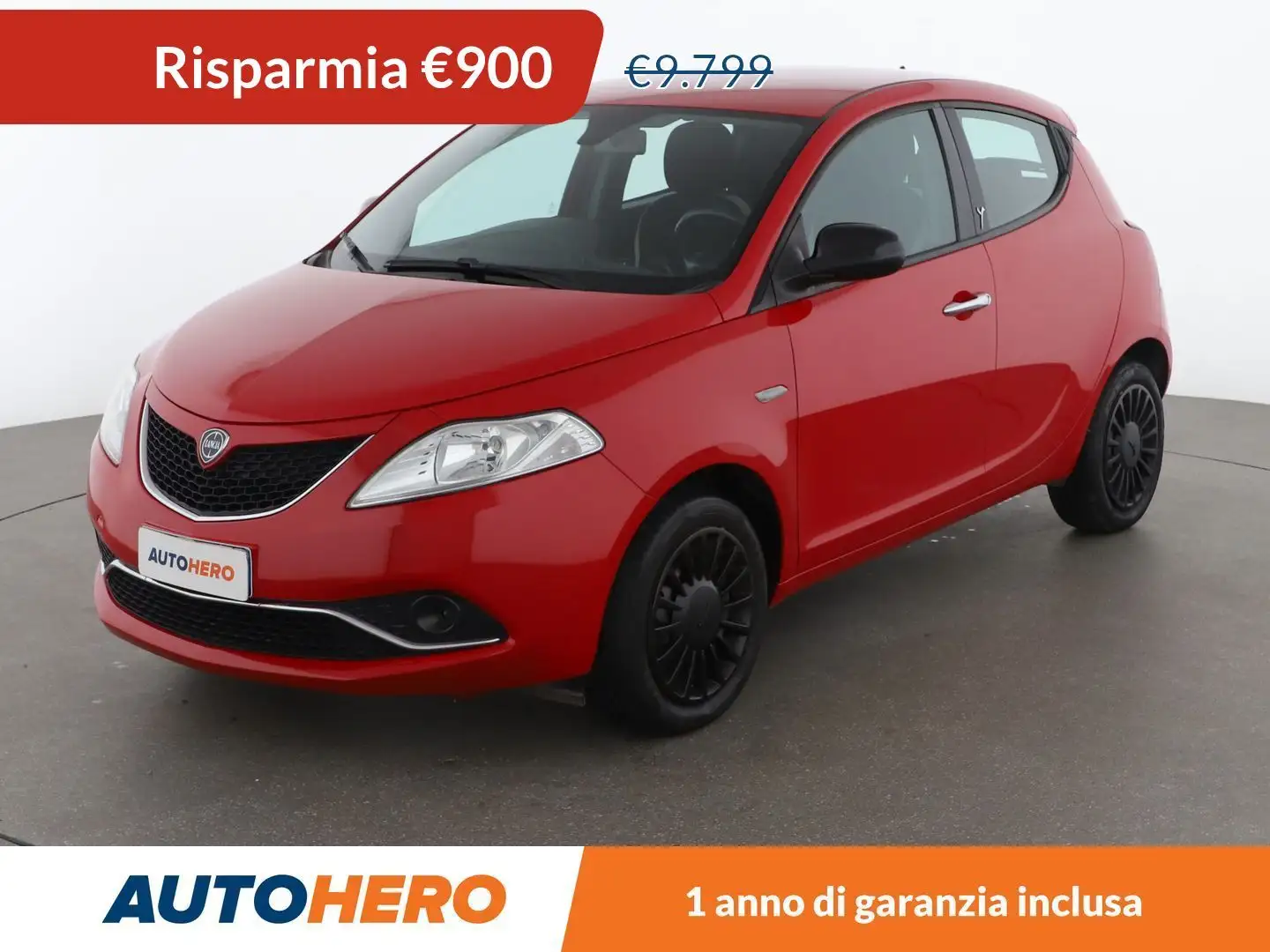 Lancia Ypsilon 1.2 Gold 69 CV Rojo - 1