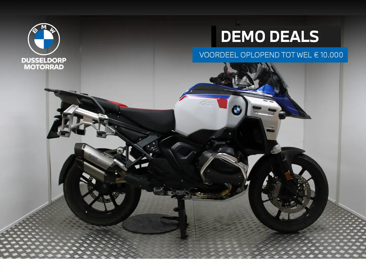 BMW R 1300 GS Adventure Racing Blue metallic Trophy - Akrapovic - Enduro v Blauw - 1