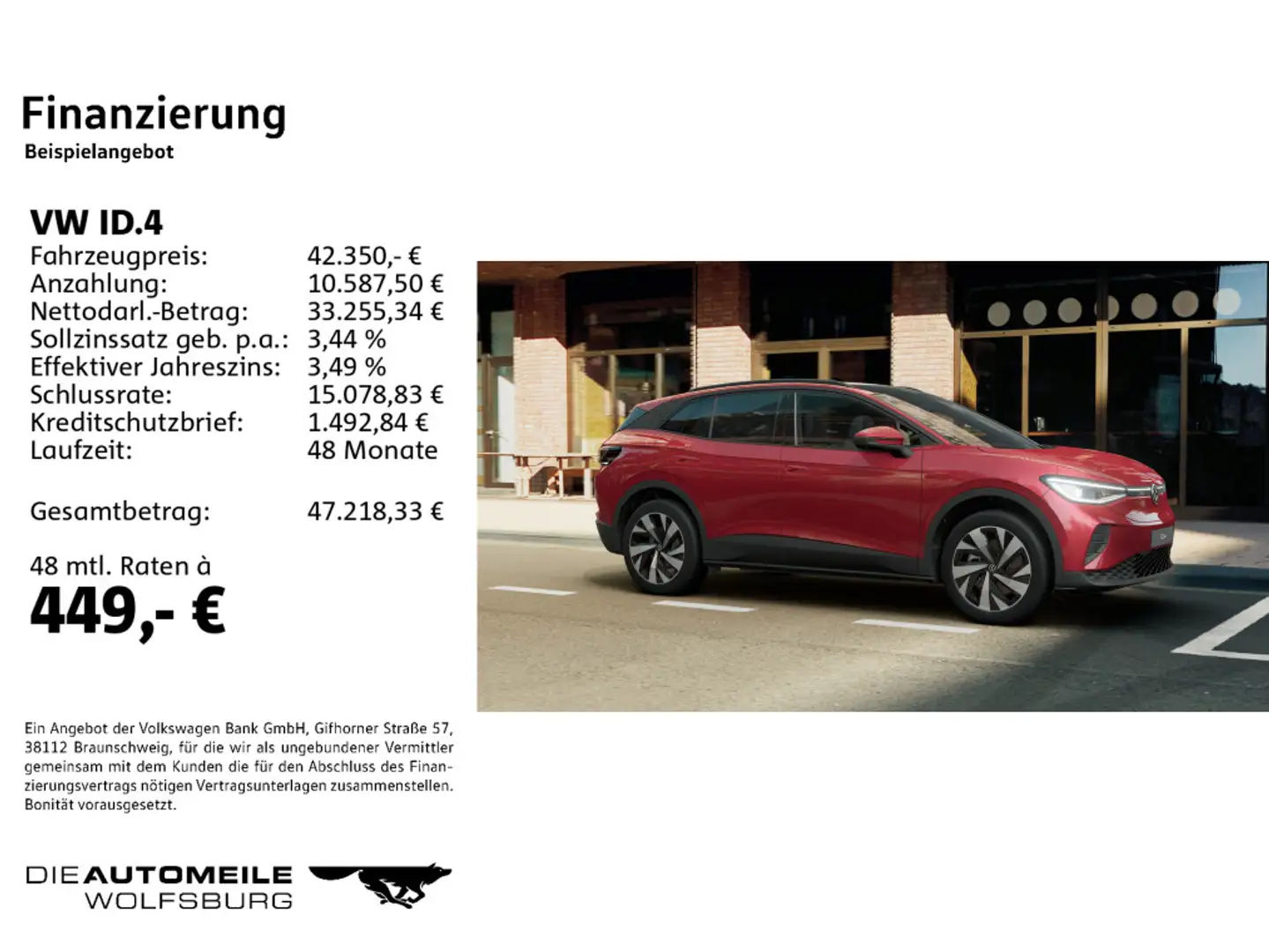 Volkswagen ID.4 Pro Matrix/Pano/AHK/DCC/ACC Rot - 2