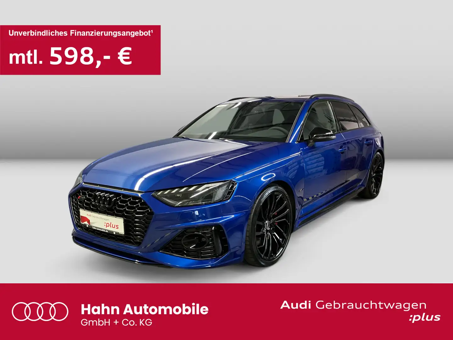 Audi RS4 TFSI quattro Matrix Pano B&O Virtual Bleu - 1
