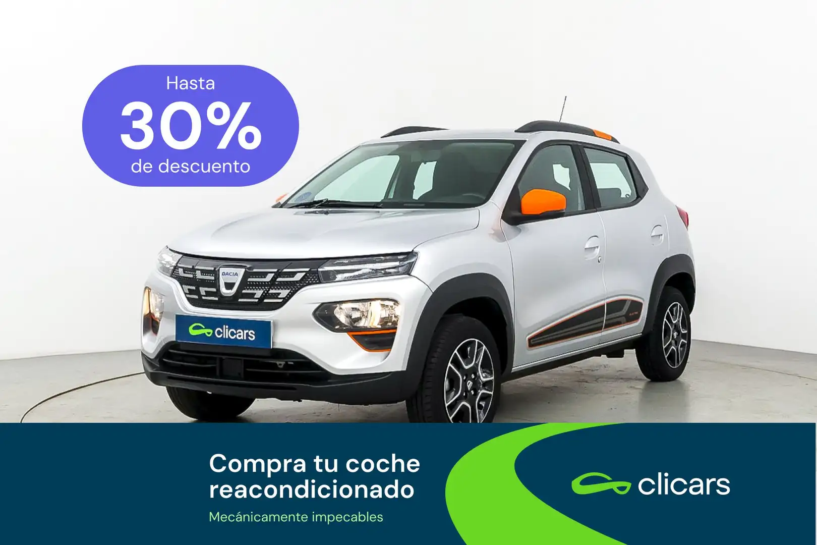 Dacia Spring Electric Comfort Plus 45 33kW Gris - 1