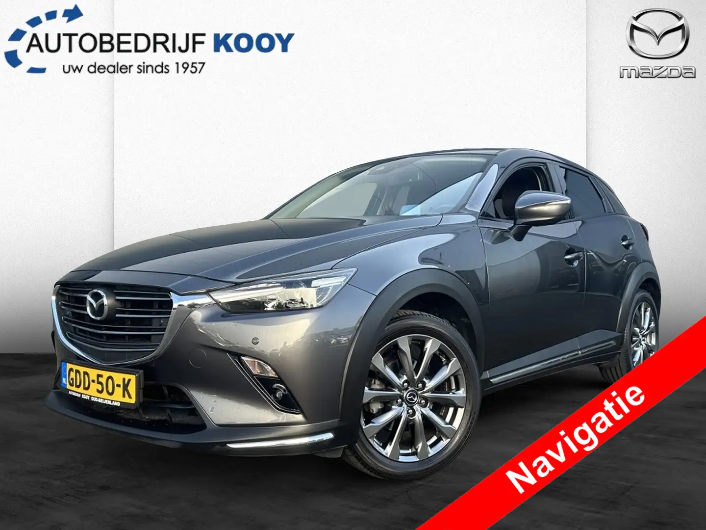 Mazda CX-3 2.0 SkyActiv-G 120PK Signature / Leer / Keyless / Gris - 1