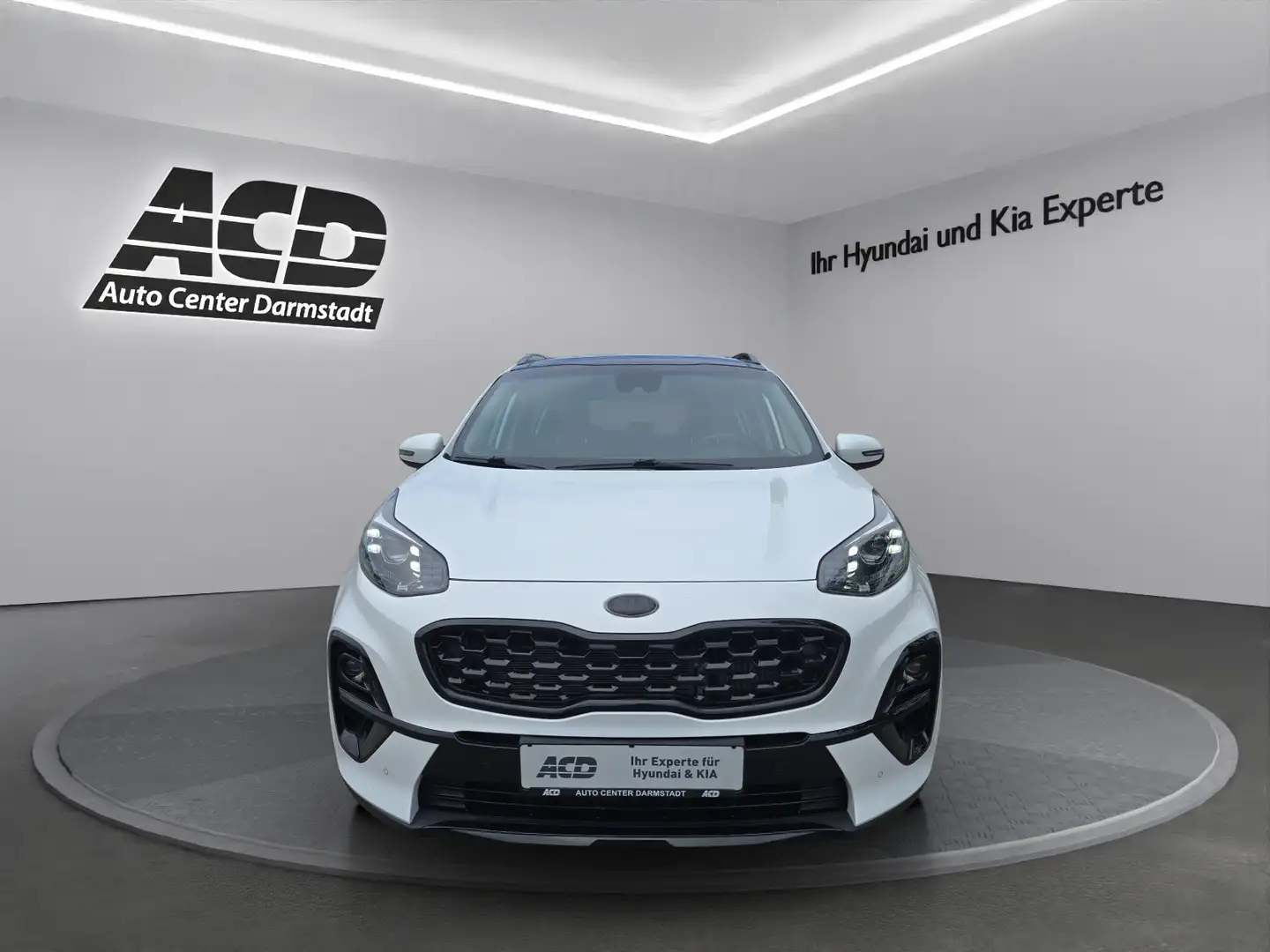 Kia Sportage 1.6 T AWD DCT Black Edition*AHK*PANO*LEDER*1.HAND* Blanc - 2