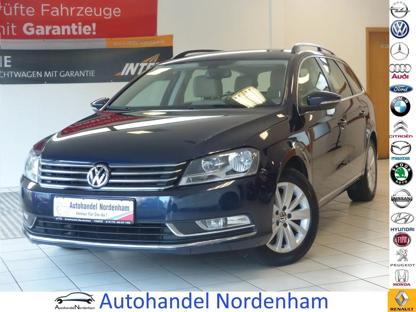 Volkswagen Passat Variant 1.6 TDI Comfortline BlueMotion*KLIMA*TÜV NEU* Blau - 1