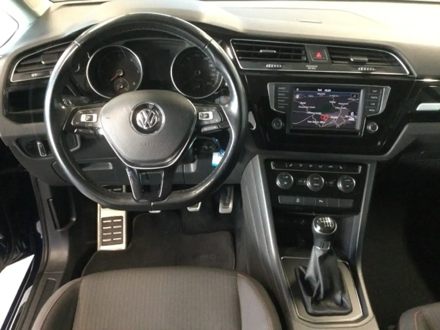 Volkswagen Touran 2.0 TDI SOUND 7 Sitze Panodach LED NAVI ACC Klima Blau - 2