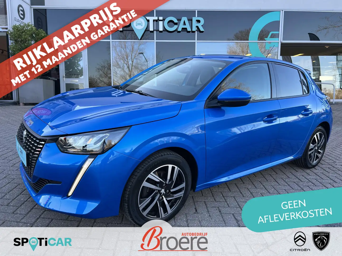 Peugeot 208 1.2 Turbo 100 pk Blue Lease Allure EAT-8 Automaat Blau - 1