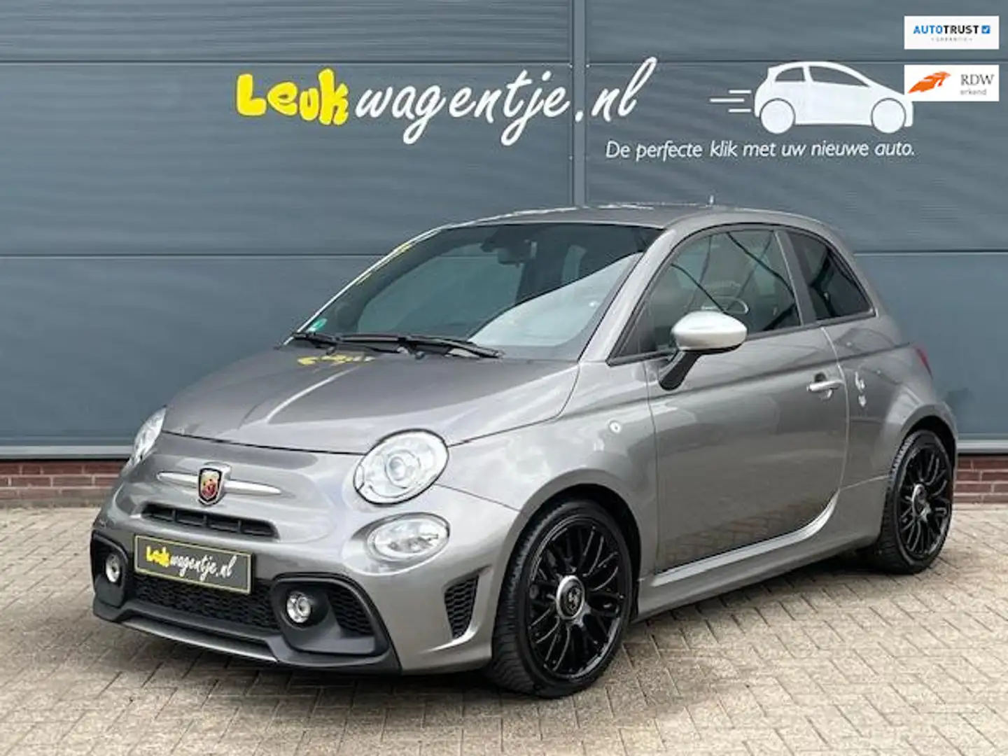 Fiat 500 Abarth 1.4 T-Jet Turismo 70th Anniv. *leer *xenon Gris - 1