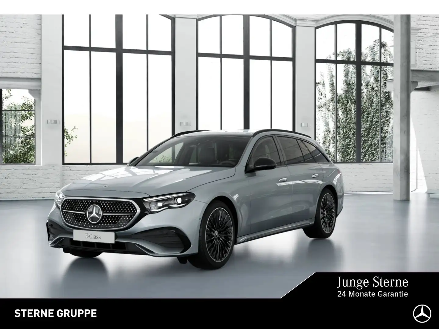 Mercedes-Benz E 200 E 200 T 4M AMG Edit Dist Pano Kam Night AHK 20" Argento - 1