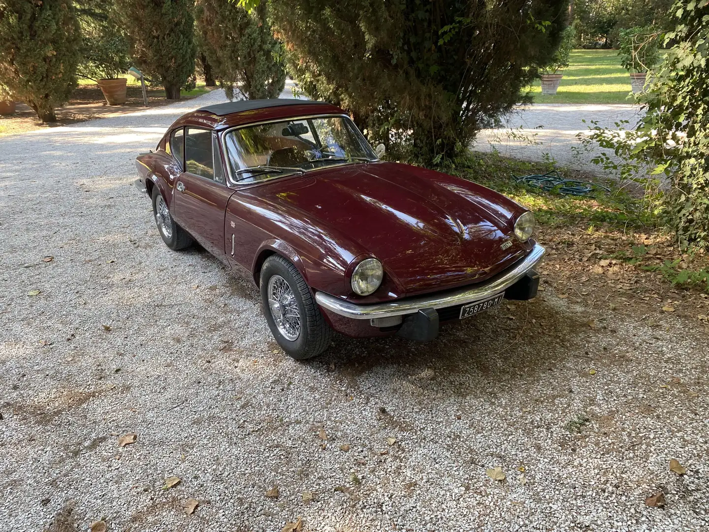Triumph GT6 MK3, 35.000 km, Tutta documentazione originale Rouge - 1