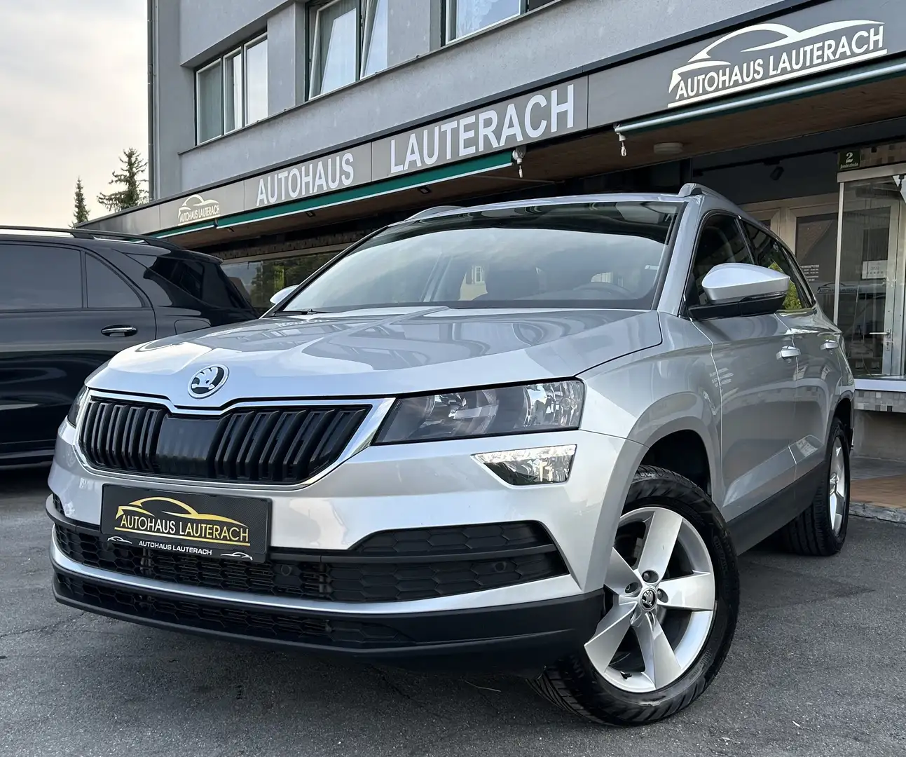 Skoda Karoq 4x4 Ambition TDI DSG *1.BESITZ *AHK *ACC *KAM *NAV Grau - 1
