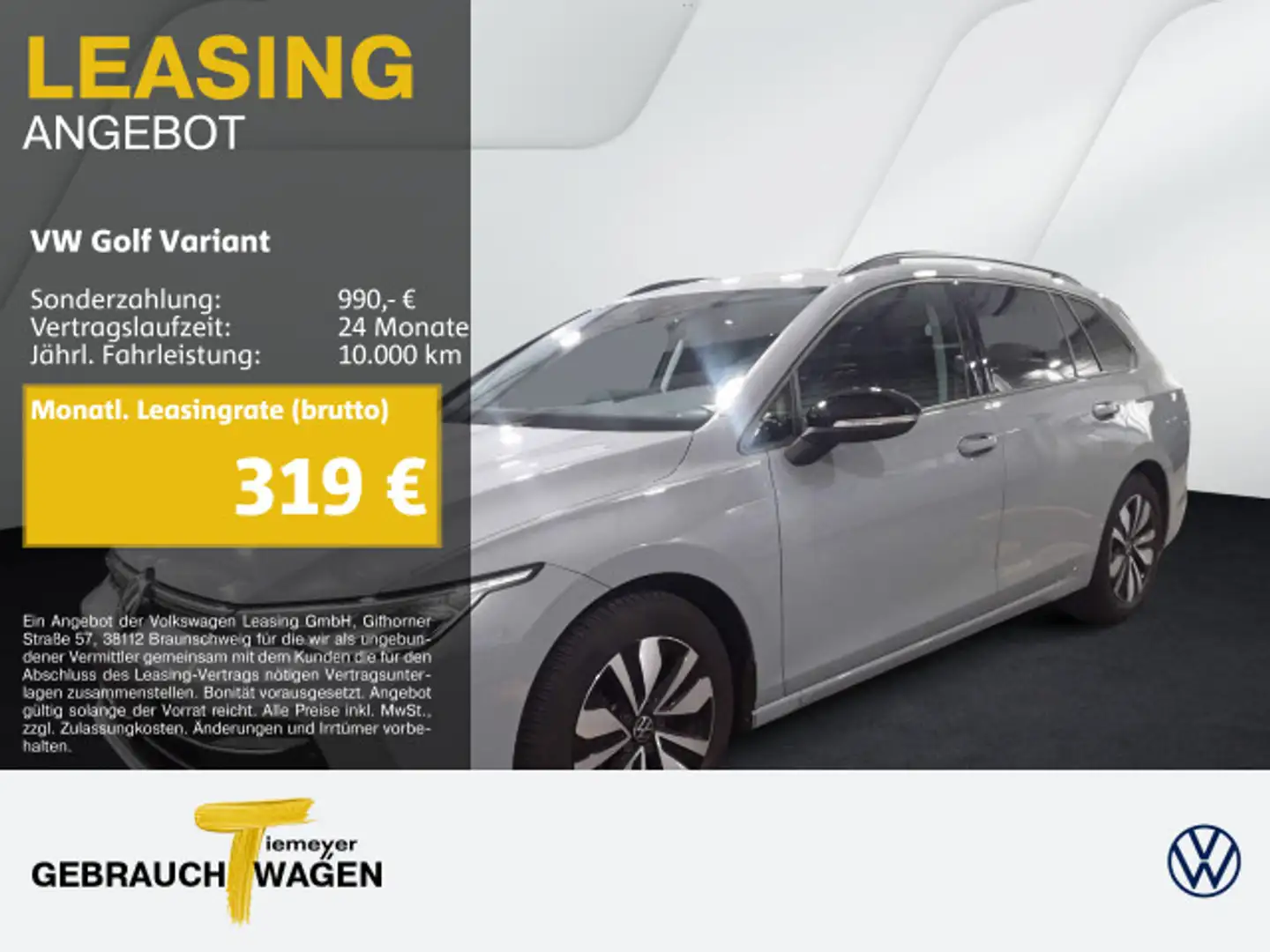 Volkswagen Golf Variant 2.0 TDI DSG GOAL IQ.LIGHT AHK Grau - 1