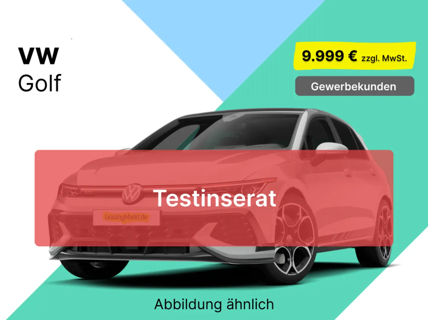 Volkswagen Golf TESTINSERAT | TEST Orange - 1