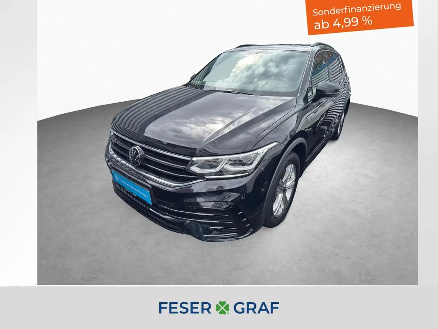 Volkswagen Tiguan Allspace R-Line 2.0l TDI 4 Motion PANO NAVI LED KAMERA Schwarz - 1