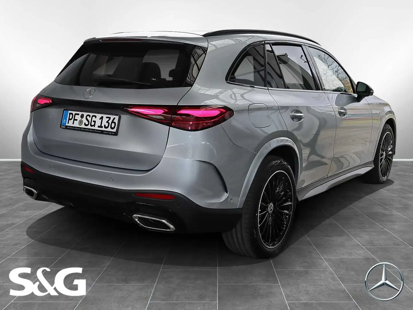 Mercedes-Benz GLC 450 d 4M AMG Distronic+Standhz.+LED+Pano+AHK Argent - 2
