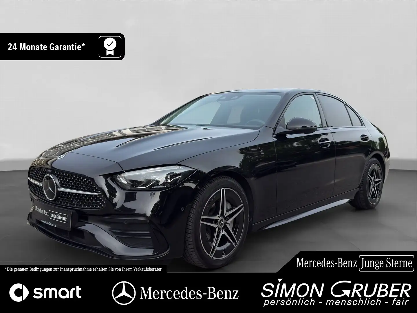 Mercedes-Benz C 220 d AMG Night Burm Schiebedach Distronic AHK Schwarz - 1