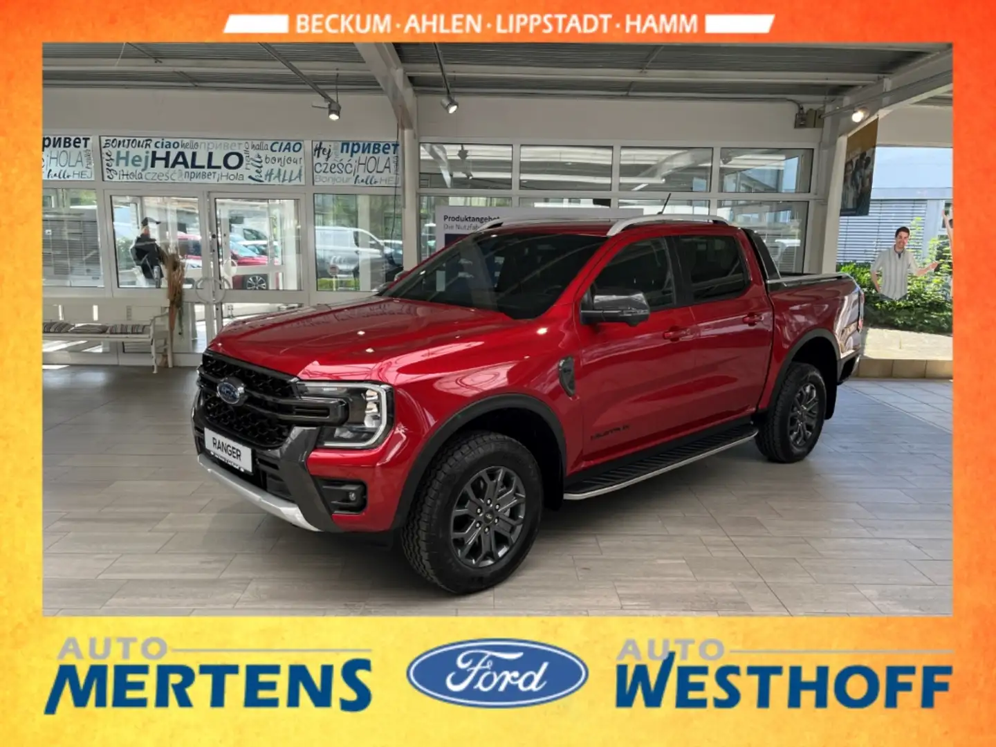 Ford Ranger Wildtrak 2.0l Navi AHK iACC 360-Grad-Kamera LED Rot - 1