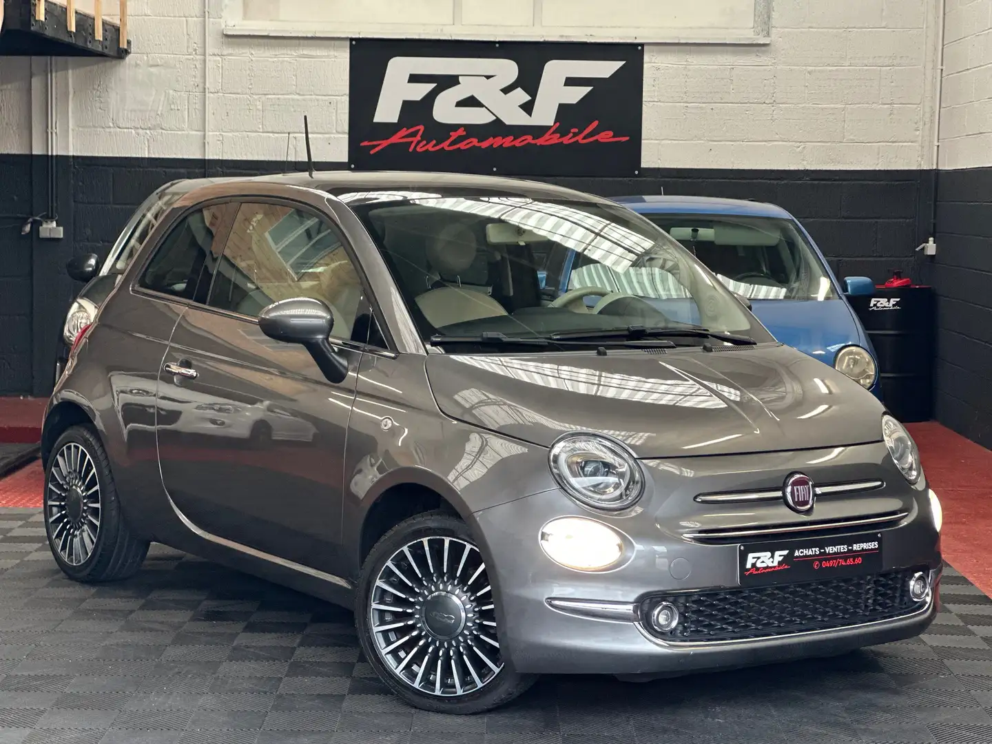 Fiat 500 500 1.2i Pop Star MTA Gris - 2
