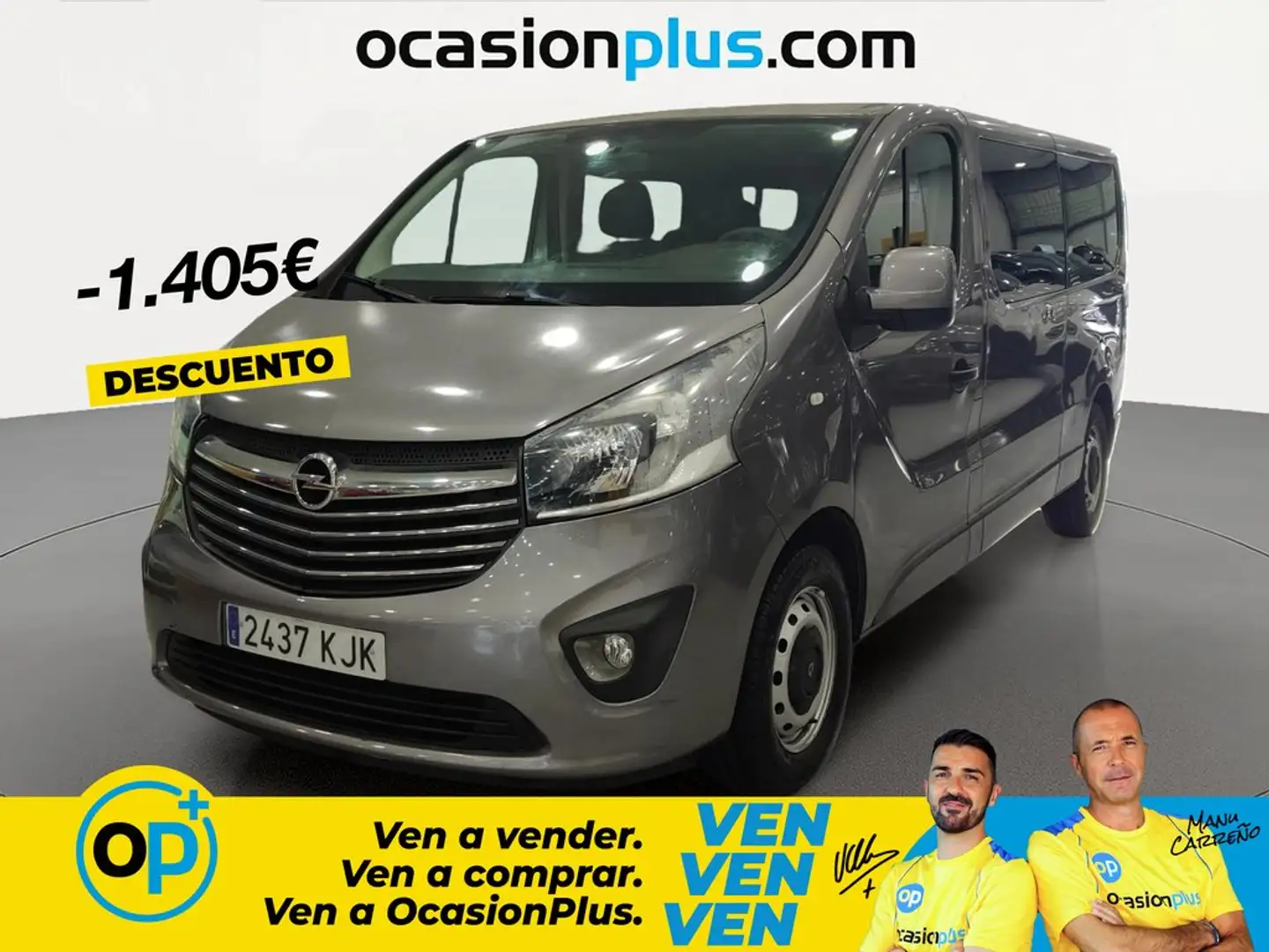 Opel Vivaro Combi 9 1.6CDTi Biturbo S/S 29 L2 125 Gris - 1