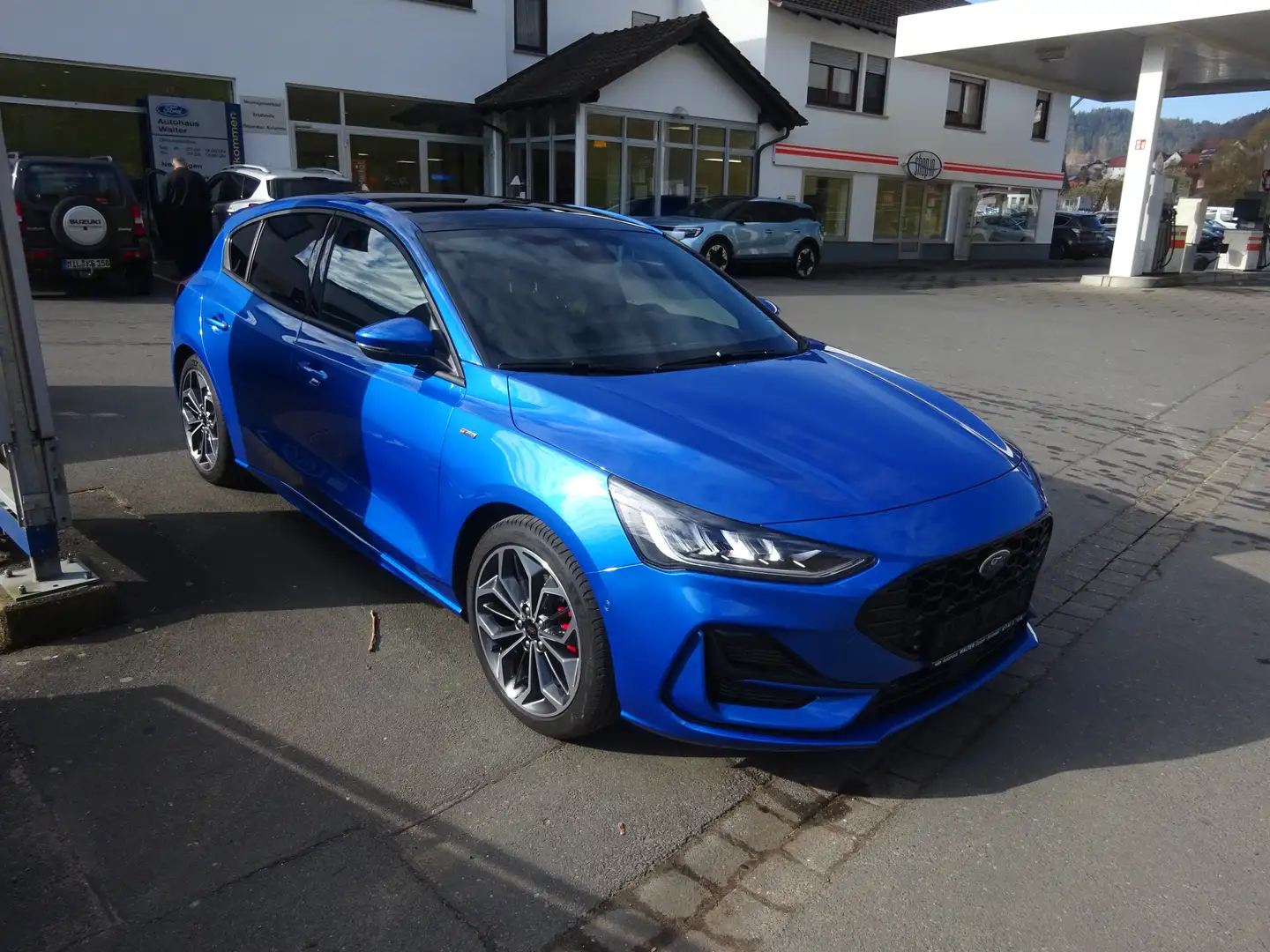 Ford Focus ST-Line X Leder Schiebedach LED 18 Zoll Kamera ACC Azul - 2